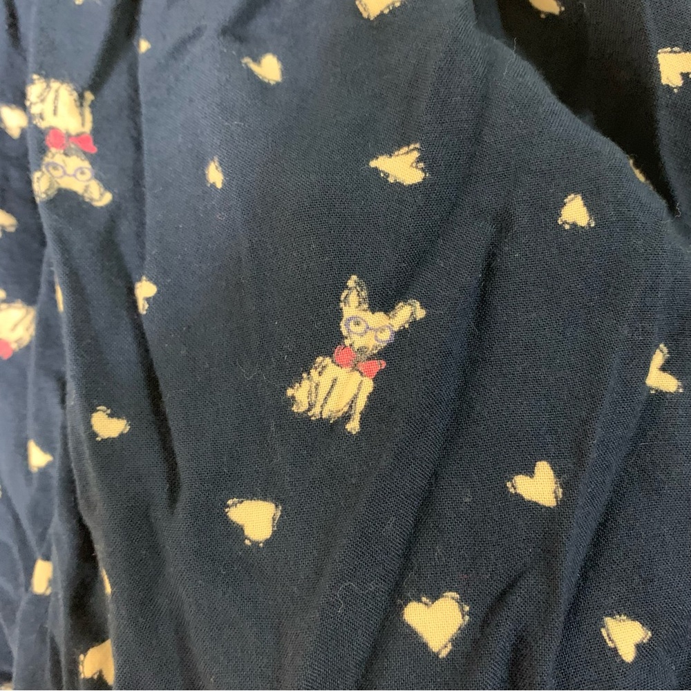Abercrombie Kids Smart Puppy Print Rayon Skater Skirt - Picture 2 of 8